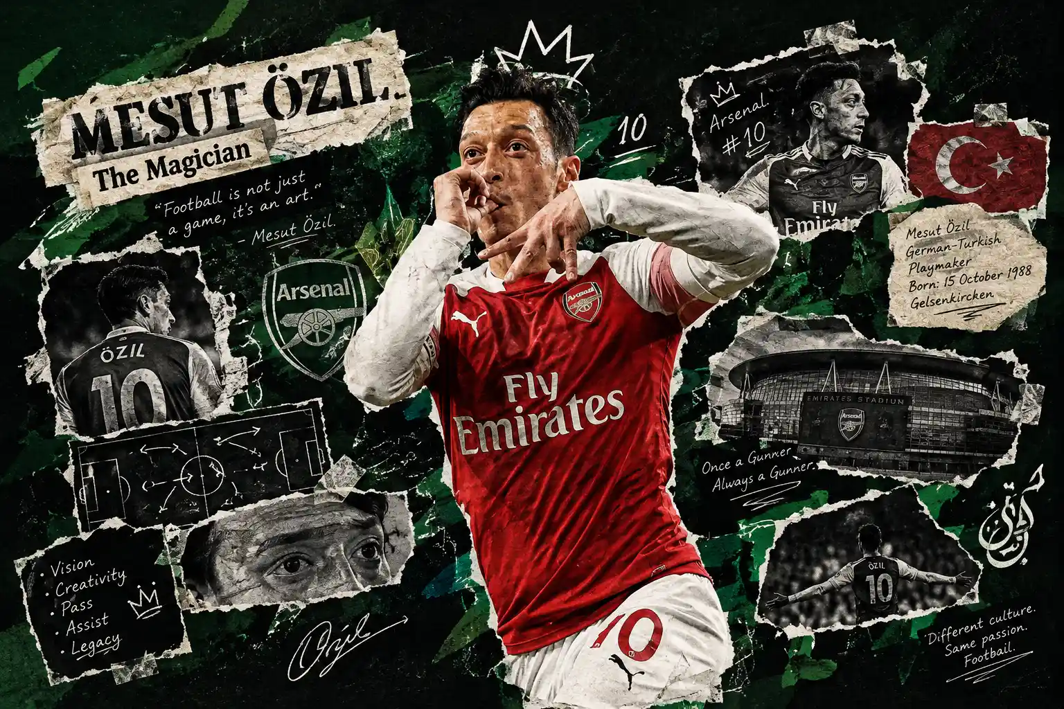 Mesut Özil: Sang Maestro Ruang dan Senja Terakhir Playmaker Nomor 10